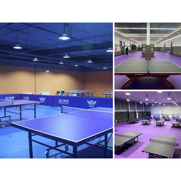 Specialized Sports Surface Layer For Silicone PU Table Tennis Courts factory