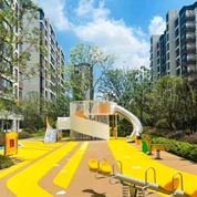 Dhá shraith de chiseal dromchla spóirt EPDM do pháirc spraoi